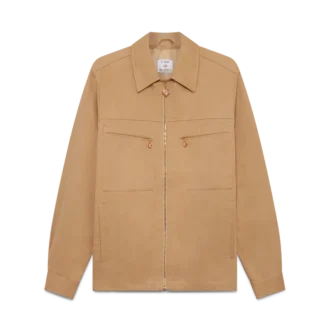 Chaqueta de algodón con cremallera