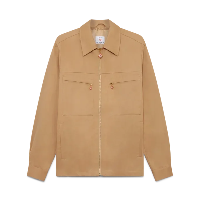 Chaqueta de algodón con cremallera Chaqueta de algodón con cremallera