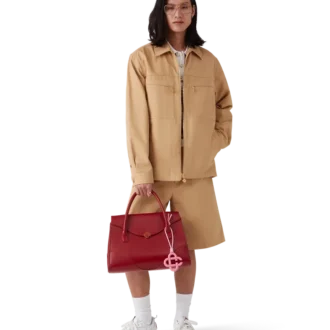 Chaqueta de algodón con cremallera