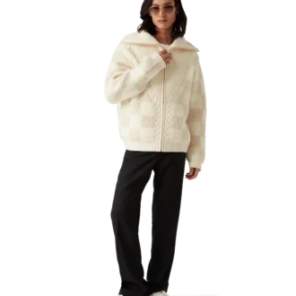 Chaqueta de forro polar de merino