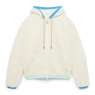 Chaqueta de forro polar jacquard Monogram