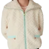 Chaqueta de forro polar jacquard Monogram