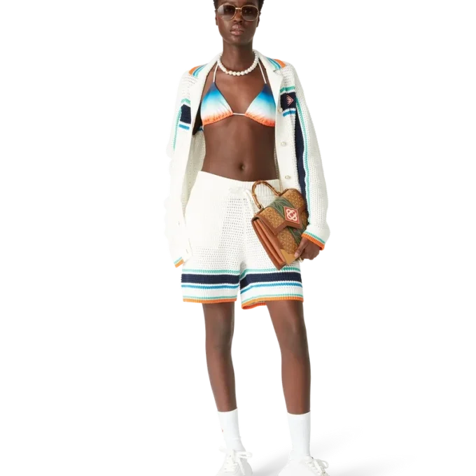 Pantalones cortos de tenis de ganchillo