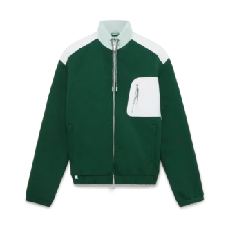 Chaqueta de jacquard de monograma de nailon