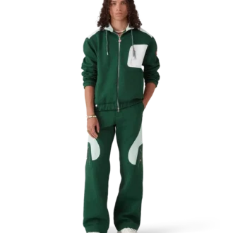 Chaqueta de jacquard de monograma de nailon