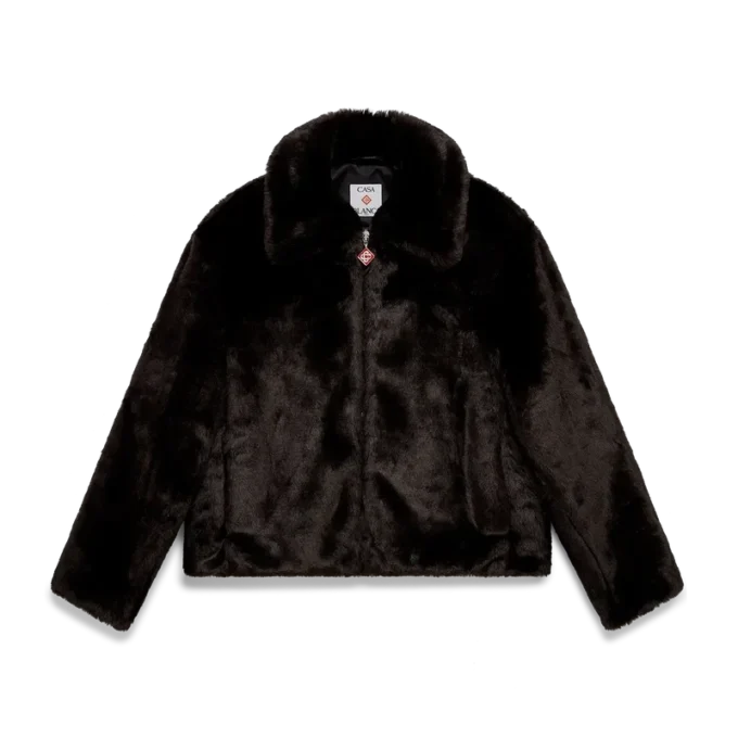 Chaqueta de piel sintética