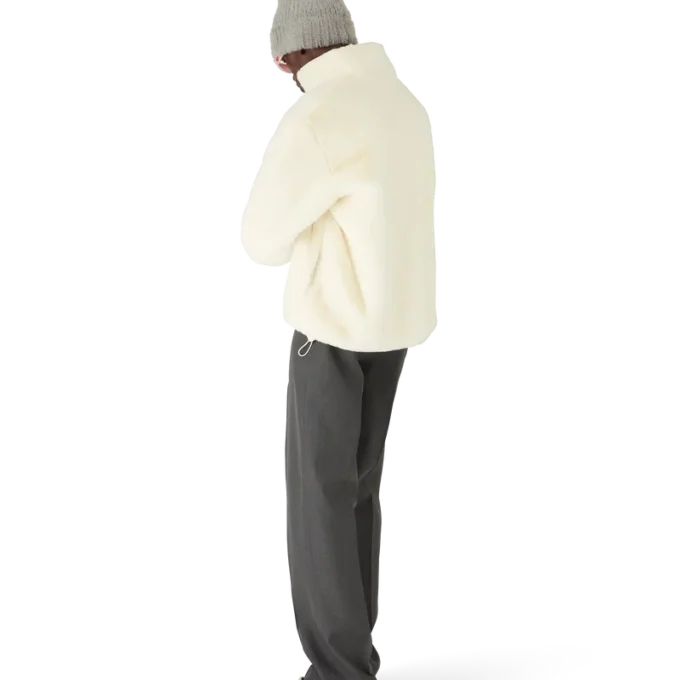 Chaqueta de piel sintética con cremallera de un cuarto de Tennis Mascot