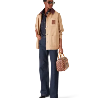 Chaqueta de trabajo beige