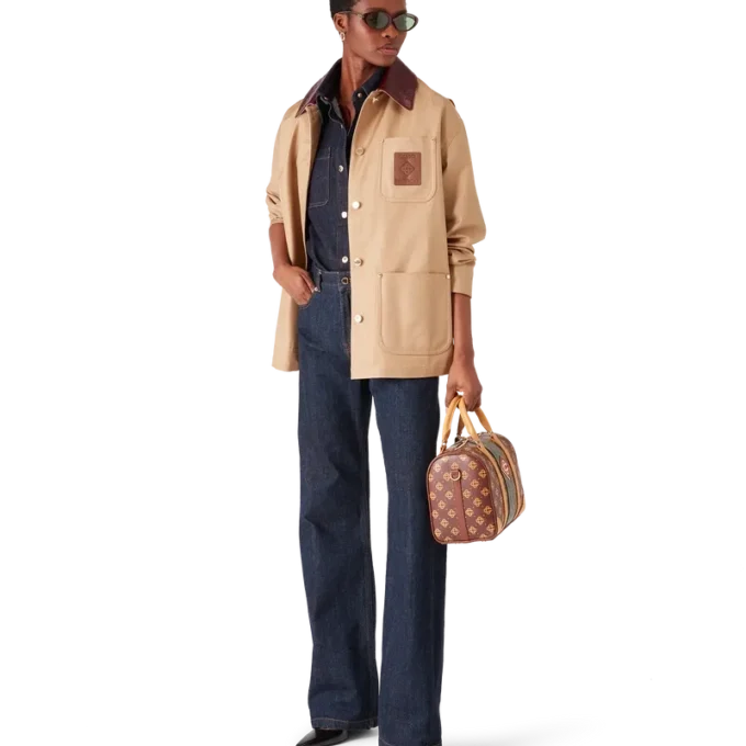 Chaqueta de trabajo beige