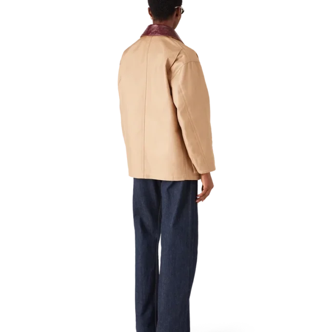 Chaqueta de trabajo beige