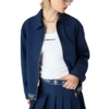 Chaqueta de traje de lana azul marino
