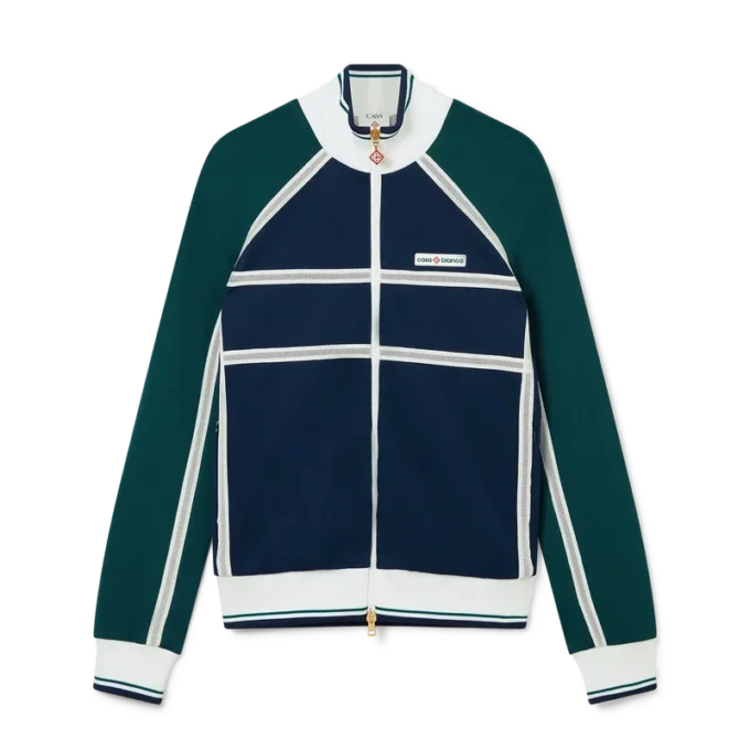 Chaqueta deportiva con cinta de malla