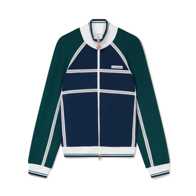 Chaqueta deportiva con cinta de malla