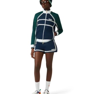 Chaqueta deportiva con cinta de malla