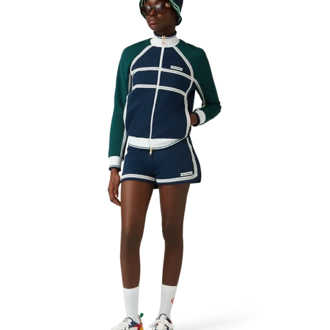 Chaqueta deportiva con cinta de malla