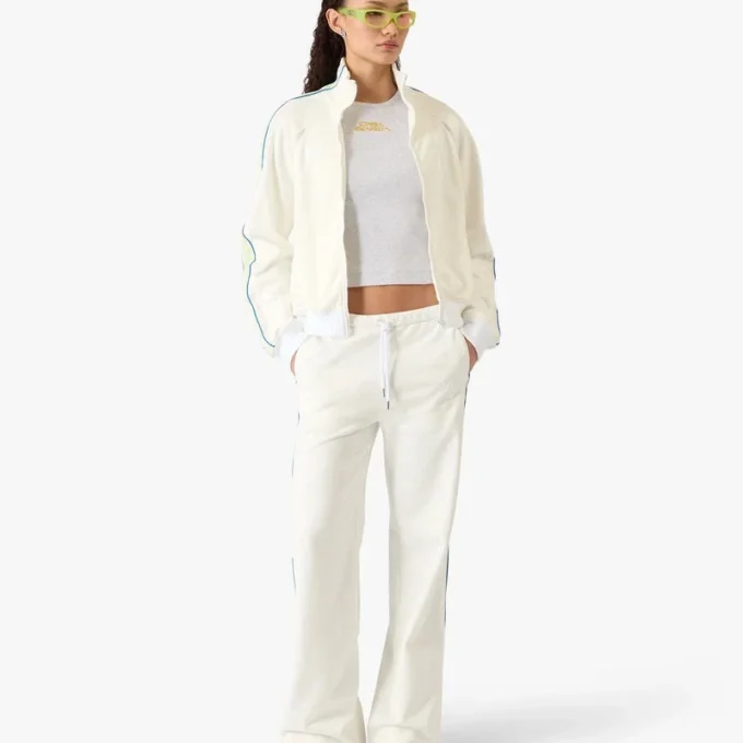 Chaqueta deportiva con cremallera White Laurel