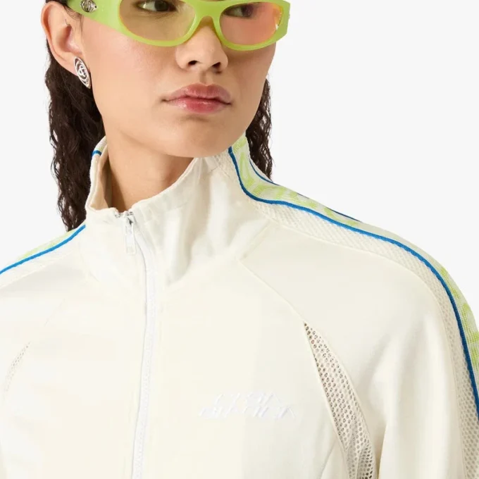 Chaqueta deportiva con cremallera White Laurel