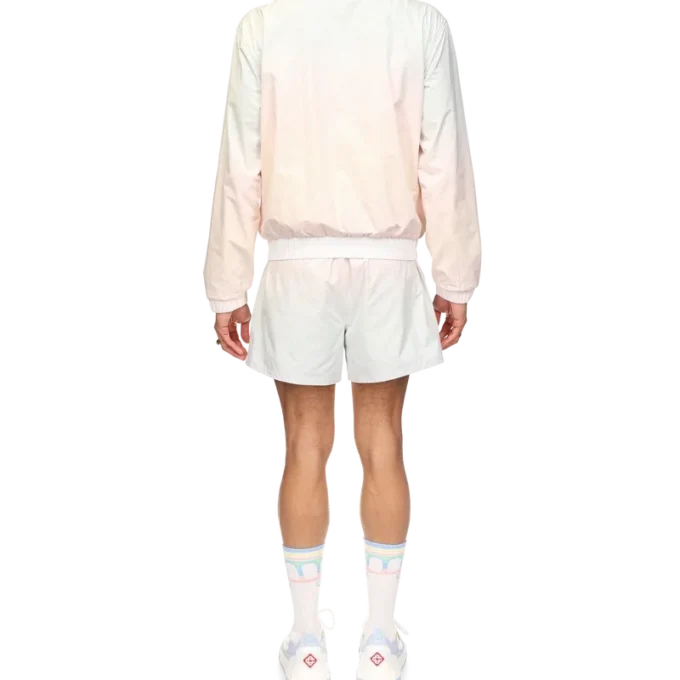 Chaqueta deportiva con detalle láser degradado