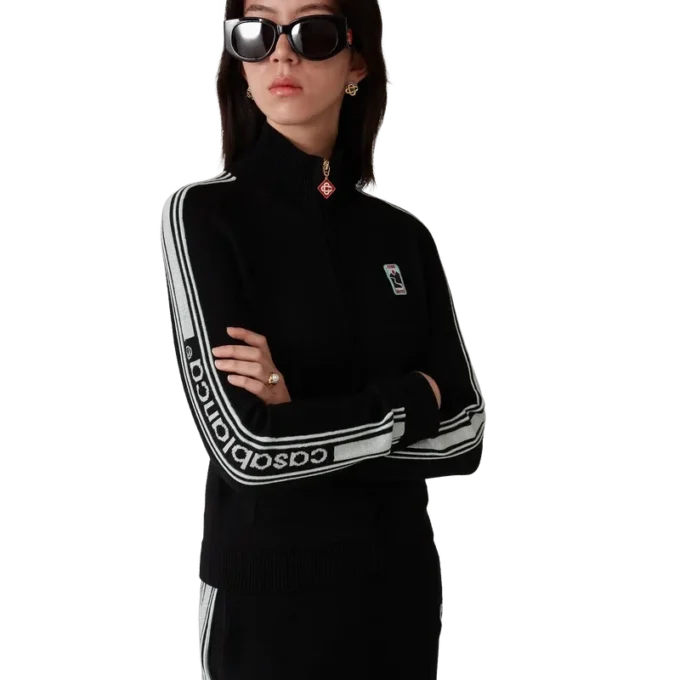 Chaqueta deportiva de punto merino