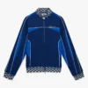 Chaqueta deportiva de tricot Cyber azul marino Chaqueta deportiva de tricot Cyber azul marino