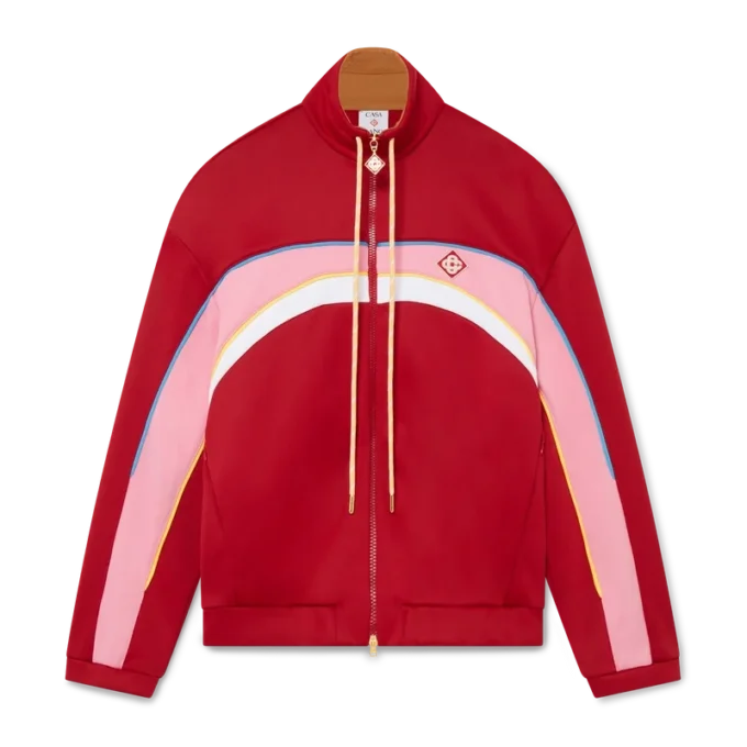 Chaqueta deportiva oversize de tricot