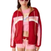 Chaqueta deportiva oversize de tricot