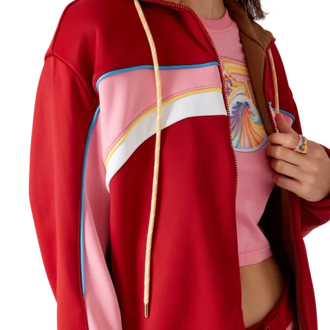Chaqueta deportiva oversize de tricot