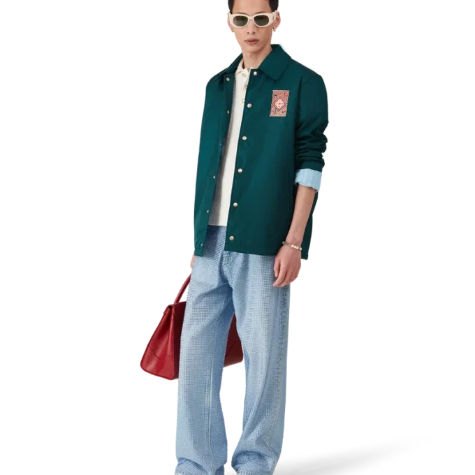 Chaqueta Stadium con logotipo gótico