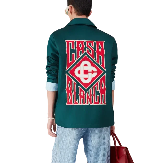 Chaqueta Stadium con logotipo gótico