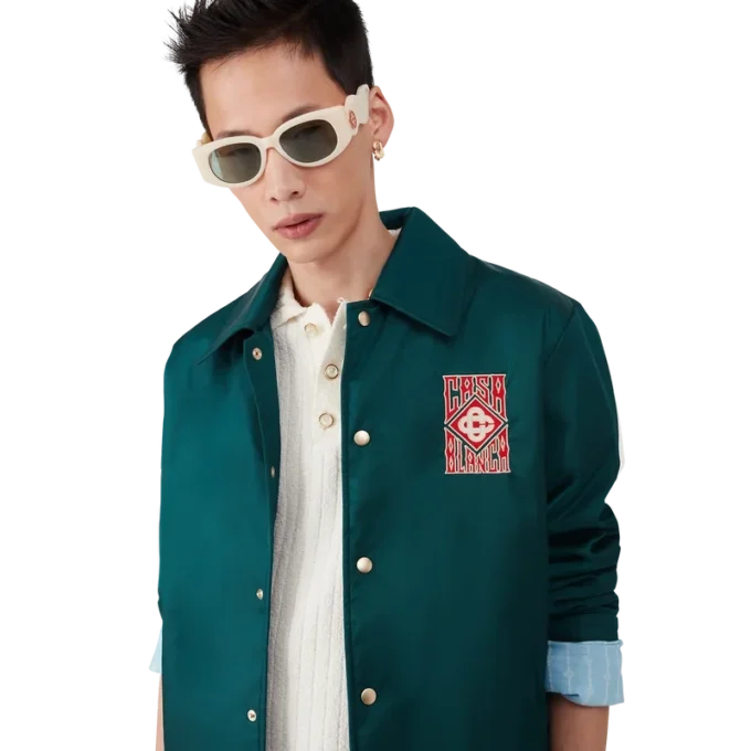 Chaqueta Stadium con logotipo gótico