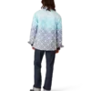 Chaqueta tipo shacket de jacquard con degradado Monogram Chaqueta tipo shacket de jacquard con degradado Monogram