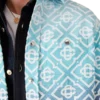 Chaqueta tipo shacket de jacquard con degradado Monogram Chaqueta tipo shacket de jacquard con degradado Monogram