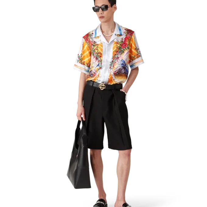 Cinturón con logotipo CC negro