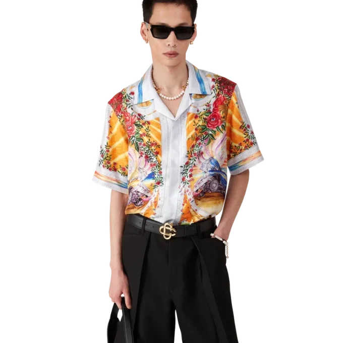 Cinturón con logotipo CC negro