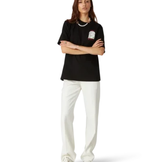 Collar con logotipo de perla mediana Collar con logotipo de perla mediana