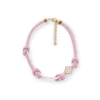 Collar con nudo rosa