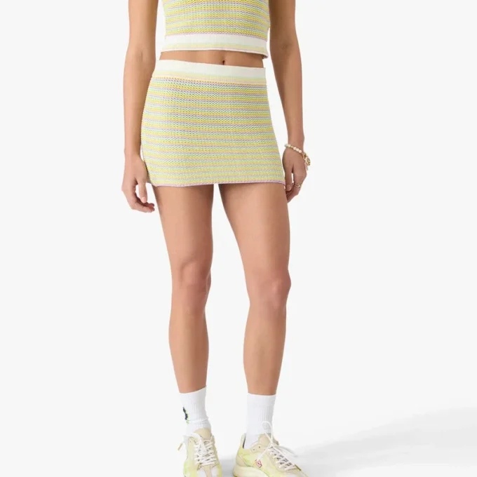 Falda a rayas Bourgeois