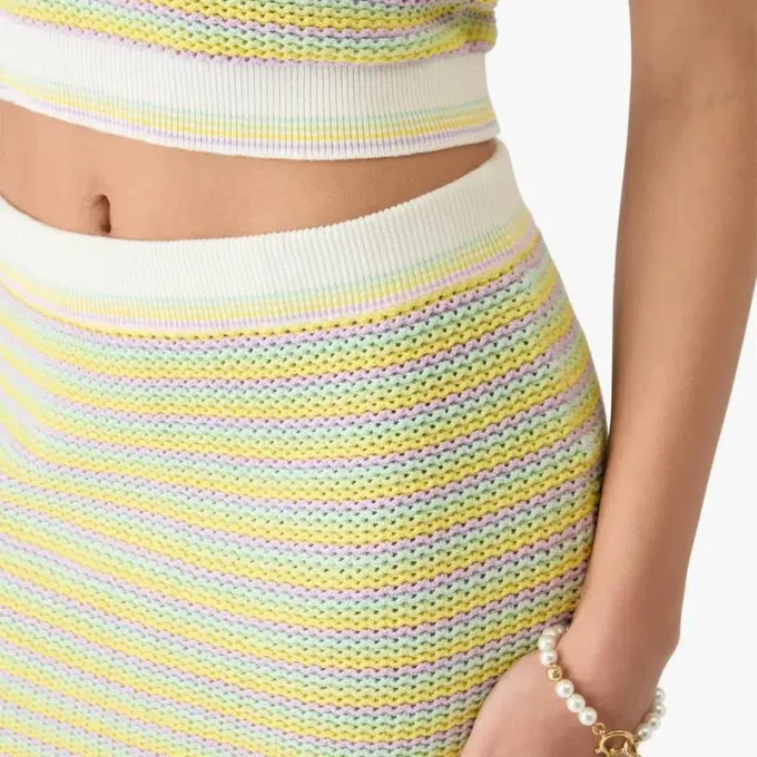 Falda a rayas Bourgeois