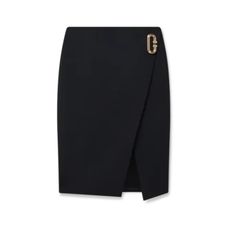 Falda cruzada entallada