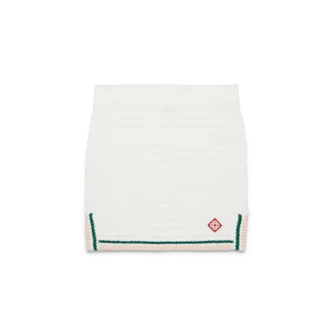 Falda de bouclé de algodón