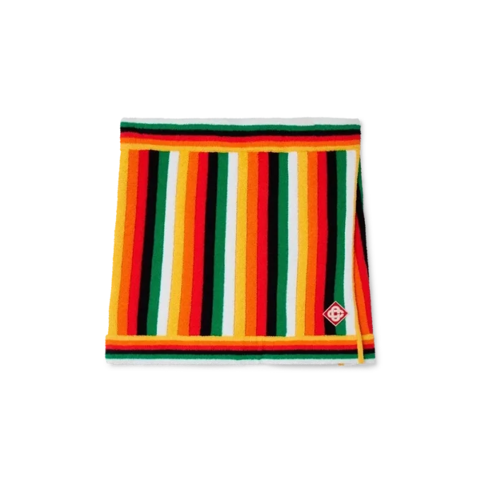 Falda de rizo a rayas Falda de rizo a rayas