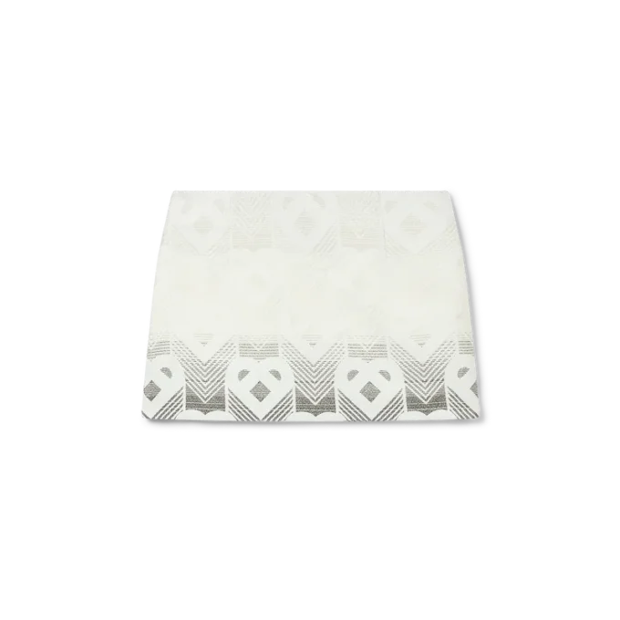 Falda de rizo con monograma de corazones degradado