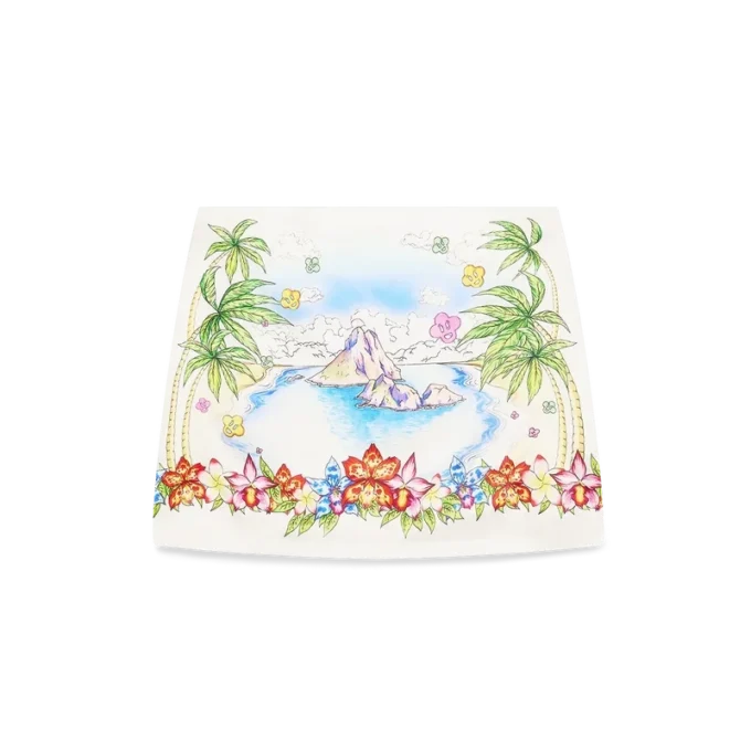 Falda de satén de seda Better Days