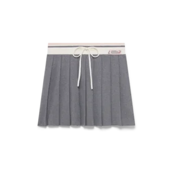 Falda de tenis de punto de merino