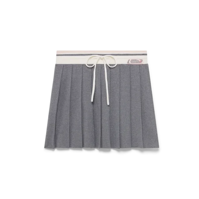 Falda de tenis de punto de merino