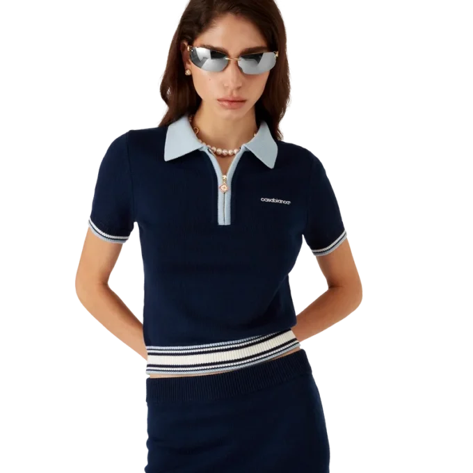 Falda de tenis de punto de merino