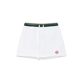 Falda de tenis de terciopelo texturizado