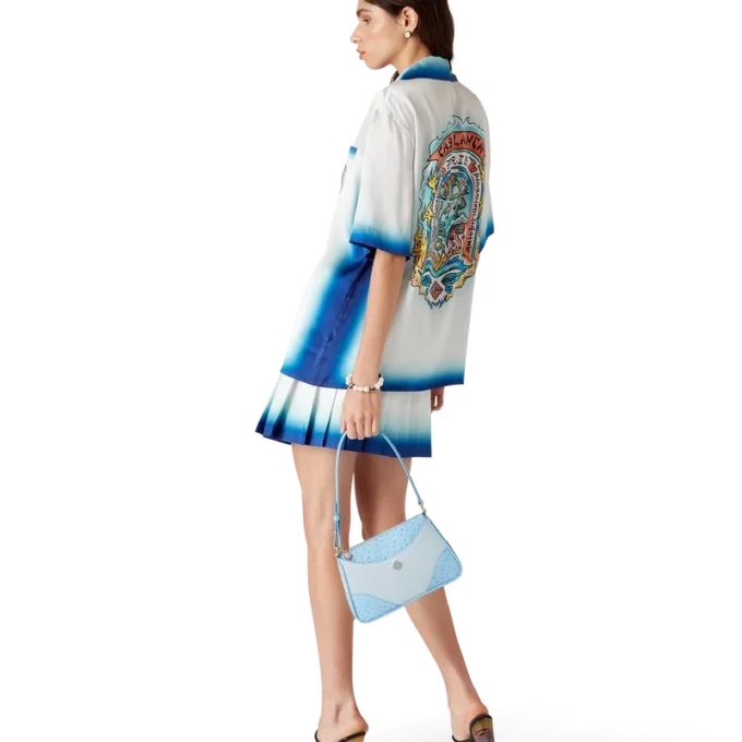 Falda plisada de seda Casa Way Skate Falda plisada de seda Casa Way Skate