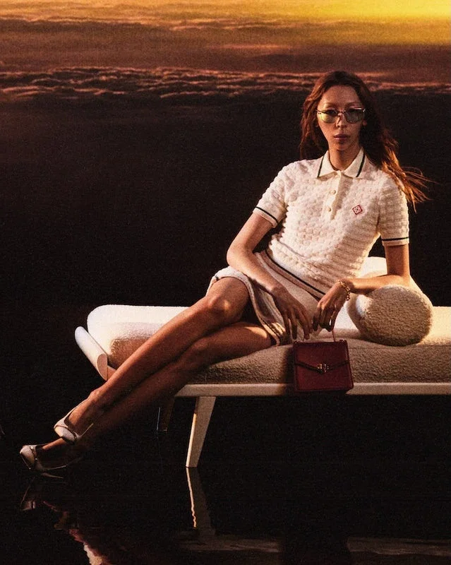 Falda de bouclé de algodón Falda de bouclé de algodón