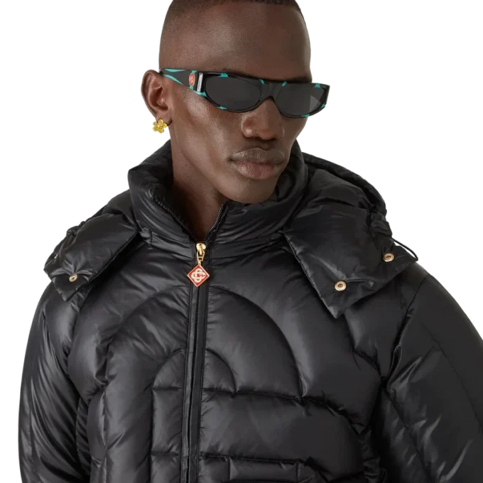 Gafas de sol deportivas en negro y menta